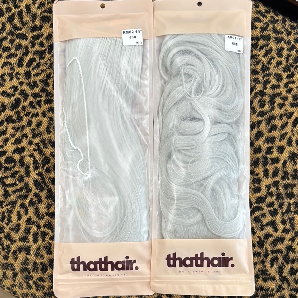 Silver Hair Accessories with Textured and Smooth Styles